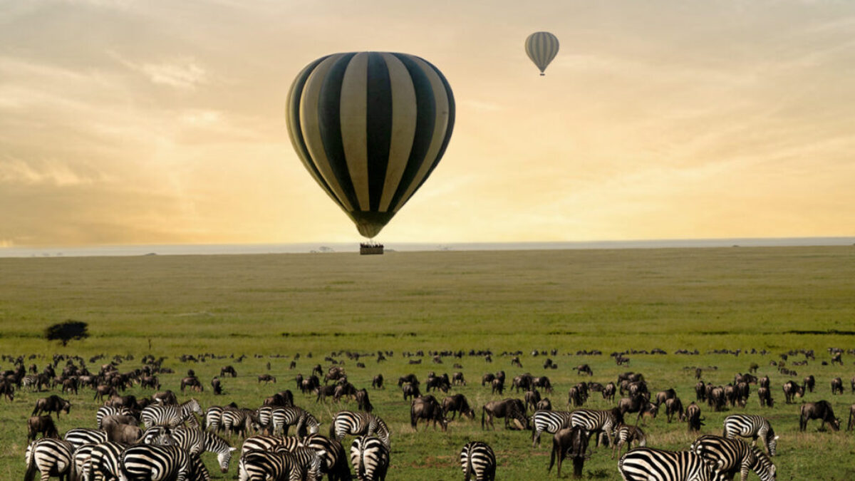 Hot Air Balloon Safari Over the Serengeti